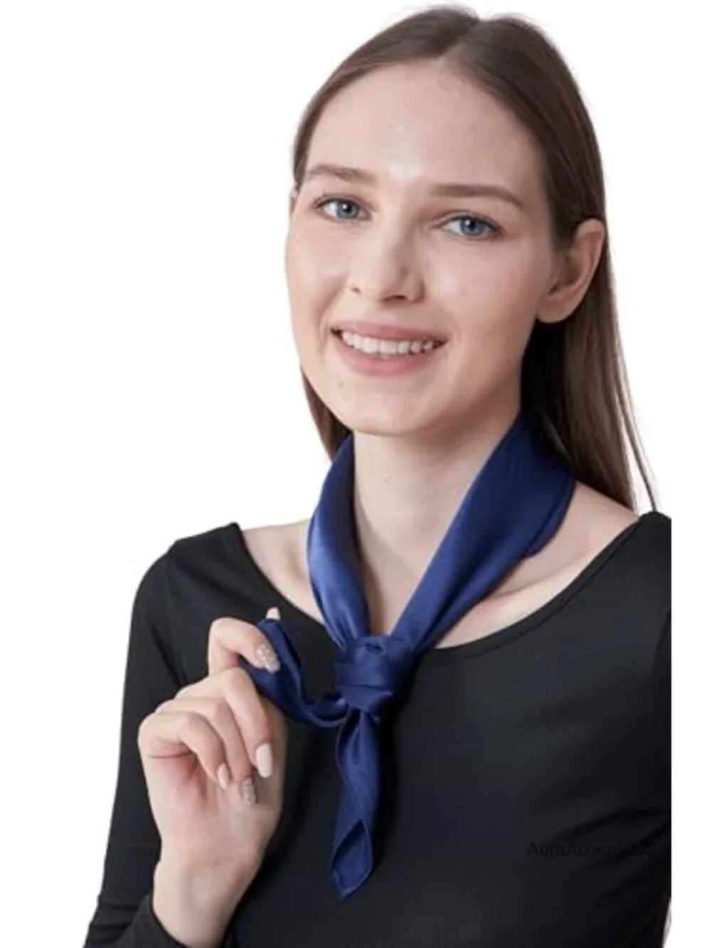 100% Pure Mulberry Silk Square Scarf - Lightweight 20